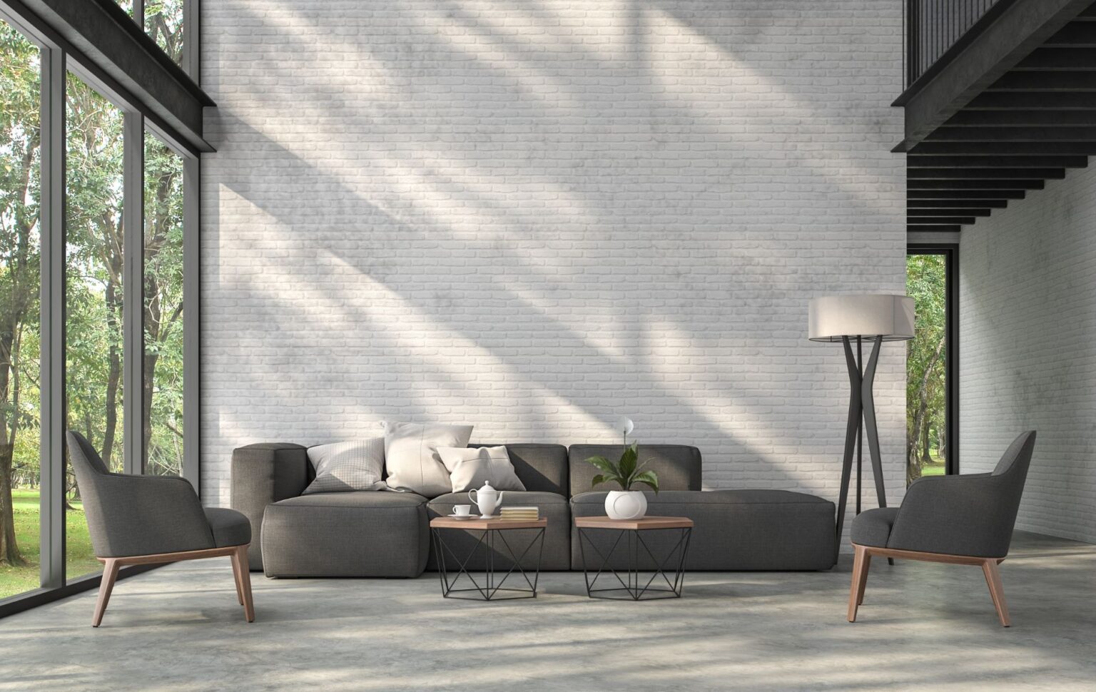 Espacio interior de una casa pasiva en Madrid con luz natural, mostrando el confort, la estabilidad térmica y el diseño interior sostenible